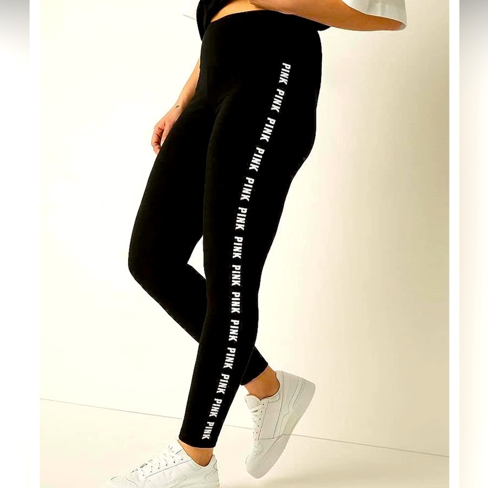 Pink VS Cotton High Waisted Leggings